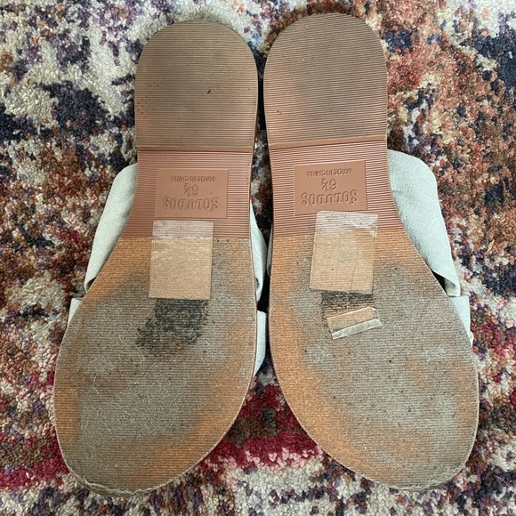 Soludos Chambray Knotted Slide Sandal - Picture 5 of 8